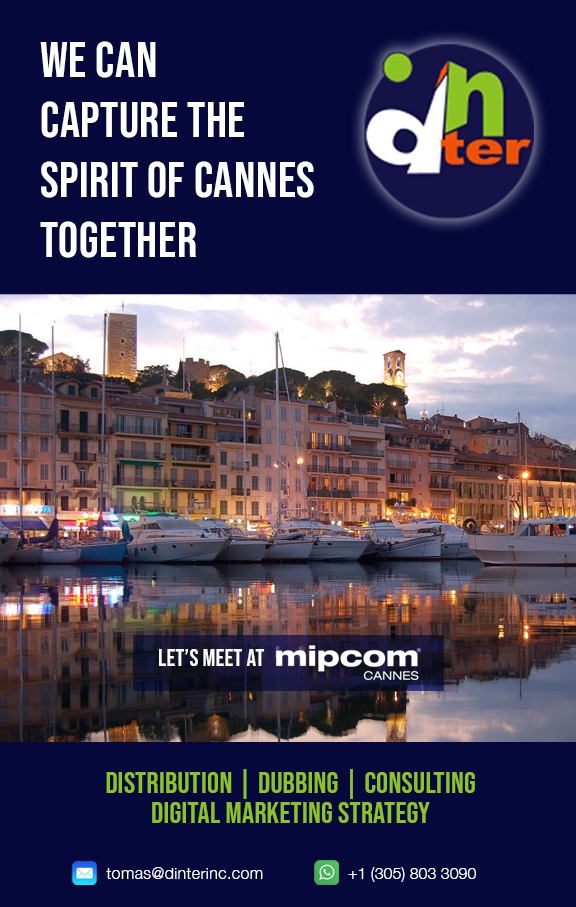 Dinter MIPCOM Cannes campaign ad